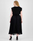 Фото #2 товара Платье Taylor plus размер плиссированное на поясе A-силуэта
