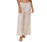 Фото #1 товара J Valdi Women's Malibu Fly-Away Wide-Leg Pull-On Swim Cover-Up Pants Sand sz L