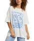 ფოტო #1 პროდუქტის Juniors' Coastal Tides Cotton T-Shirt
