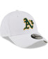 Фото #4 товара Men's White Oakland Athletics League II 9FORTY Adjustable Hat