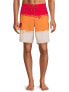 Фото #1 товара George Board Short Men's Large Red Orange Stretch Drawstring Mid-Rise 9" Inseam