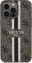 Guess Etui Guess GUHMP13XP4RPSW Apple iPhone 13 Pro Max brązowy/brown hardcase 4G Printed Stripes MagSafe