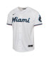 Фото #2 товара Youth Jazz Chisholm White Miami Marlins Home Limited Player Jersey