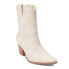 Фото #4 товара COCONUTS by Matisse Bambi Snake Pointed Toe Cowboy Booties Womens Beige Casual B