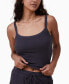 ფოტო #1 პროდუქტის Women's Sleep Recovery Scoop Neck Singlet Top