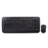 Фото #11 товара V7 CKW300DE Full Size/Palm Rest German QWERTZ - Black - Professional Wireless Keyboard and Mouse Combo – DE - Multimedia Keyboard - 6-button mouse - Full-size (100%) - RF Wireless - Black - Mouse included