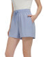 Фото #4 товара Women's Lightweight Stretch-Weave Drawstring Shorts