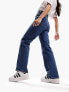 Фото #5 товара ASOS DESIGN Petite easy straight jeans in mid blue