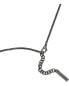 Фото #3 товара Modern men´s steel necklace Wire PEAGN0033803