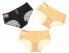 Фото #2 товара DKNY 268215 Women's Black Nude 3 Pack Bikini Underwear Size XS