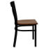 Фото #3 товара Hercules Series Black ''X'' Restaurant Chair
