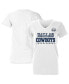 ფოტო #1 პროდუქტის Women's White Cheerleaders V-Neck T-Shirt