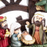 Christmas bauble Multicolour Polyresin Nativity/Bethlehem 21,2 x 5,7 x 16 cm (6 Pieces)