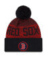Фото #1 товара Men's Navy Boston Red Sox Authentic Collection Sport Cuffed Knit Hat with Pom