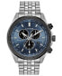 ფოტო #1 პროდუქტის Eco-Drive Men's Chronograph Brycen Stainless Steel Bracelet Watch 44mm