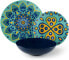 Фото #8 товара Excelsa Mandala Mediterraneo 18-Piece Porcelain Dinner Set, Multi-Colour