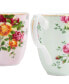 Old Country Roses Mug 13.5 Fluid oz, 4 Piece Set, Service for 4