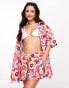 Фото #4 товара Kulani Kinis Relaxed linen beach shorts in Tipsy Dip floral print