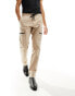 HUGO Dalek241D cargo trousers in beige