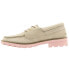Sperry Authentic Original Lug Boat Womens Beige Flats Casual STS84395