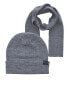 Men´s set - hat and scarf JACJOLLY 12163827 Gray Melange