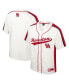 Фото #1 товара Men's Cream Distressed Houston Cougars Ruth Button-Up Baseball Jersey