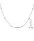 Фото #3 товара Sterling Silver Clear Cubic Zirconia Necklace