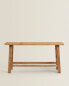 Elm wood bench