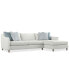 Фото #1 товара Highland Park 2-Pc. Fabric Joli Sectional with Chaise