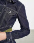 COLLUSION western denim jacket co-ord in indigo