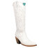 Фото #2 товара Corral Boots Stitch Pattern Embroidery Snip Toe Cowboy Womens White Casual Boot