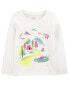 Toddler Mountain Scene Cotton Blend Graphic Tee 3T