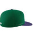 Фото #3 товара Men's Green Kansas State Wildcats Aero True Baseball Performance Fitted Hat