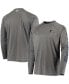 Фото #1 товара Men's Charcoal Michigan Wolverines PFG Terminal Tackle Omni-Shade Long Sleeve T-shirt