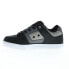 Фото #19 товара DC Pure 300660-KWA Mens Black Leather Lace Up Skate Inspired Sneakers Shoes