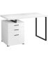 Фото #1 товара Desk with 3 Storage Drawers and Floating Desktop