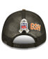 Фото #2 товара Men's Black, Camo Chicago Bears 2022 Salute To Service 9FORTY Snapback Trucker Hat