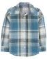 Toddler 2-Piece Plaid Button-Front Shirt & Chino Pants Set 2T