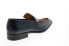 Фото #15 товара Carrucci KS478-120SC Mens Blue Leather Loafers & Slip Ons Penny Shoes