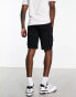 ONLY & SONS jersey cargo short in black