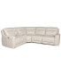 CLOSEOUT! Blairemoore 5-Pc. Leather L Sectional with 1 USB Console and 2 Power Recliners, Created for Macy's