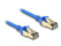 Delock RJ45 Netzwerkkabel Cat.8.1 F/FTP Slim 0.3 m blau