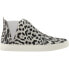 Фото #1 товара COCONUTS by Matisse Love Worn Leopard High Top Womens Grey Sneakers Casual Shoe