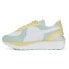 Фото #3 товара Puma Cruise Rider Nu Pastel Lace Up Womens White Sneakers Casual Shoes 38992601