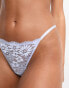 New Look lace thong in light blue