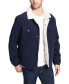 Фото #1 товара Men's Fleece-Lined Corduroy Trucker Jacket