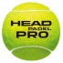 HEAD RACKET Padel Pro Padel Balls