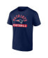 Фото #4 товара Men's Navy, White New England Patriots Two-Pack 2023 Schedule T-shirt Combo Set