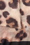 ANIMAL PRINT MODAL AND SILK SCARF