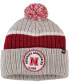 Фото #1 товара Men's Gray Nebraska Huskers Holcomb Cuffed Knit Hat with Pom